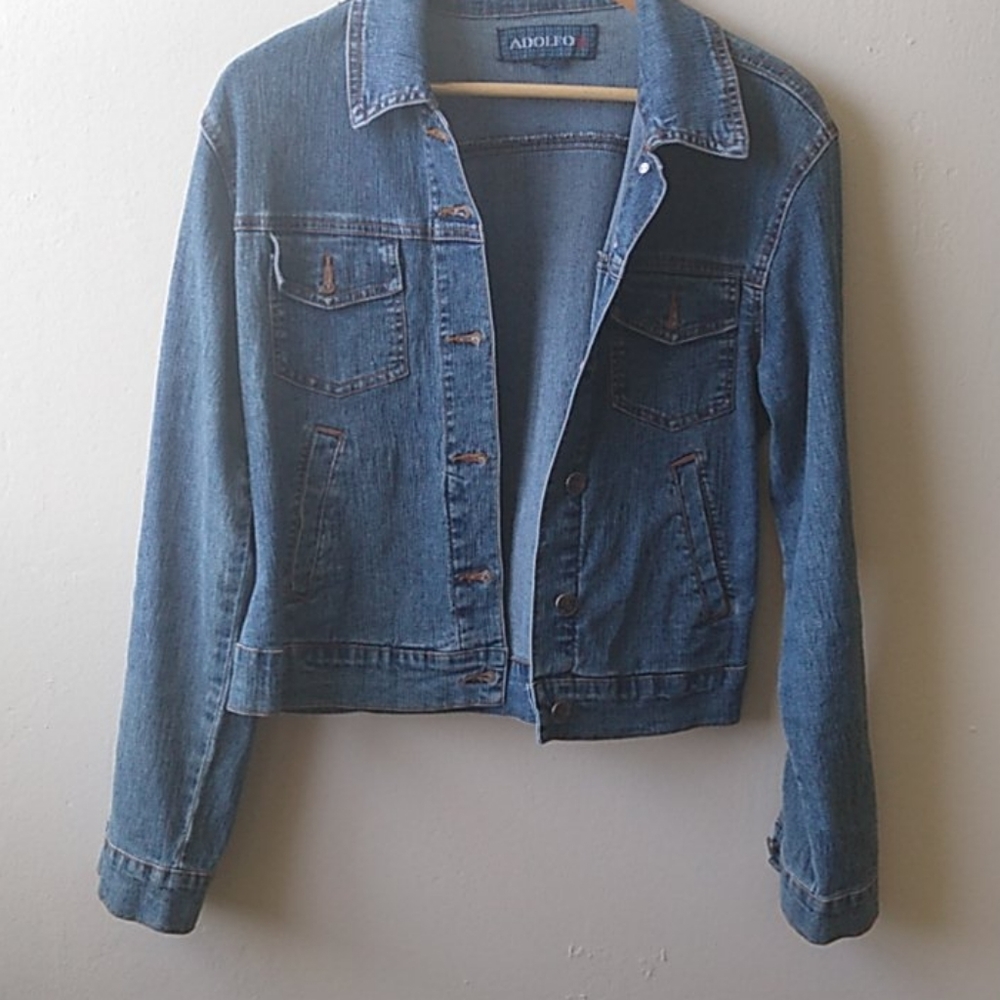 Adolfo Denim Jeans Jacket